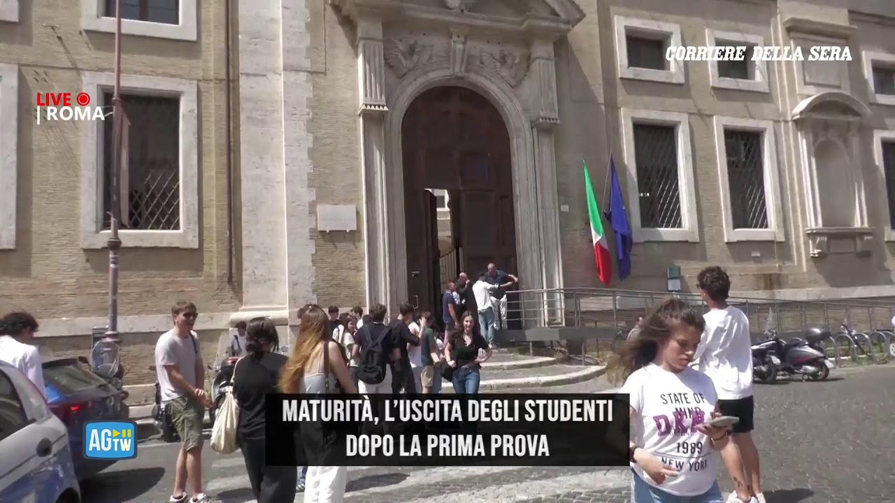 Maturità, la prima prova