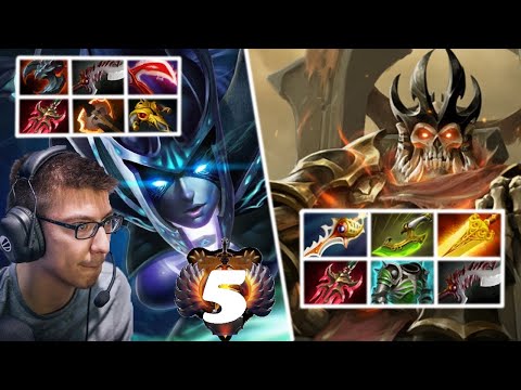 WRAITH KING SWIFT BLINK DIVINE RAPIER VS GUNNAR #5 PHANTOM ASSASSIN INTENSE BATTLE!