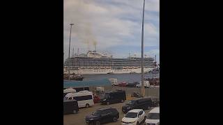 MV Enchanted princess in Santorini #cruiseship #princesscruiseship #santorini #greece #travel