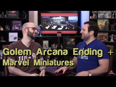 Golem Arcana Ending + Marvel Miniatures | Roll For Crit