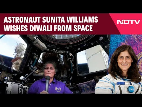 Sunita Williams Diwali | "Greetings From The ISS...": Sunita Williams Wishes Diwali From Space