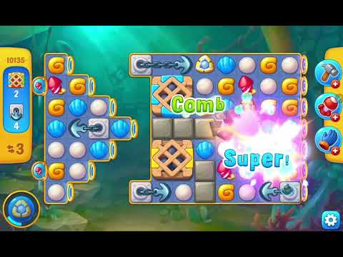 Fishdom Easy Level 10135 (with lightning and firecracker boosters) @choraelmin