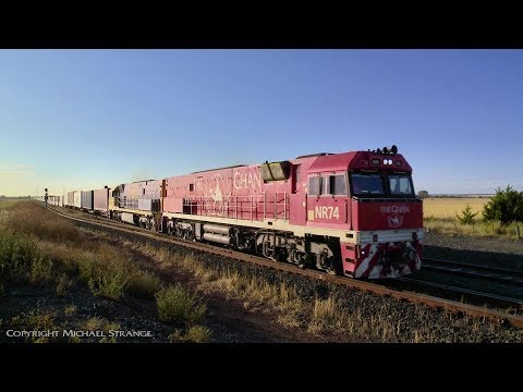 4PM6 With NR74 "The Ghan" & NR25 "Indian Pacific" (7/12/2019) - PoathTV Australian Trains & Railways