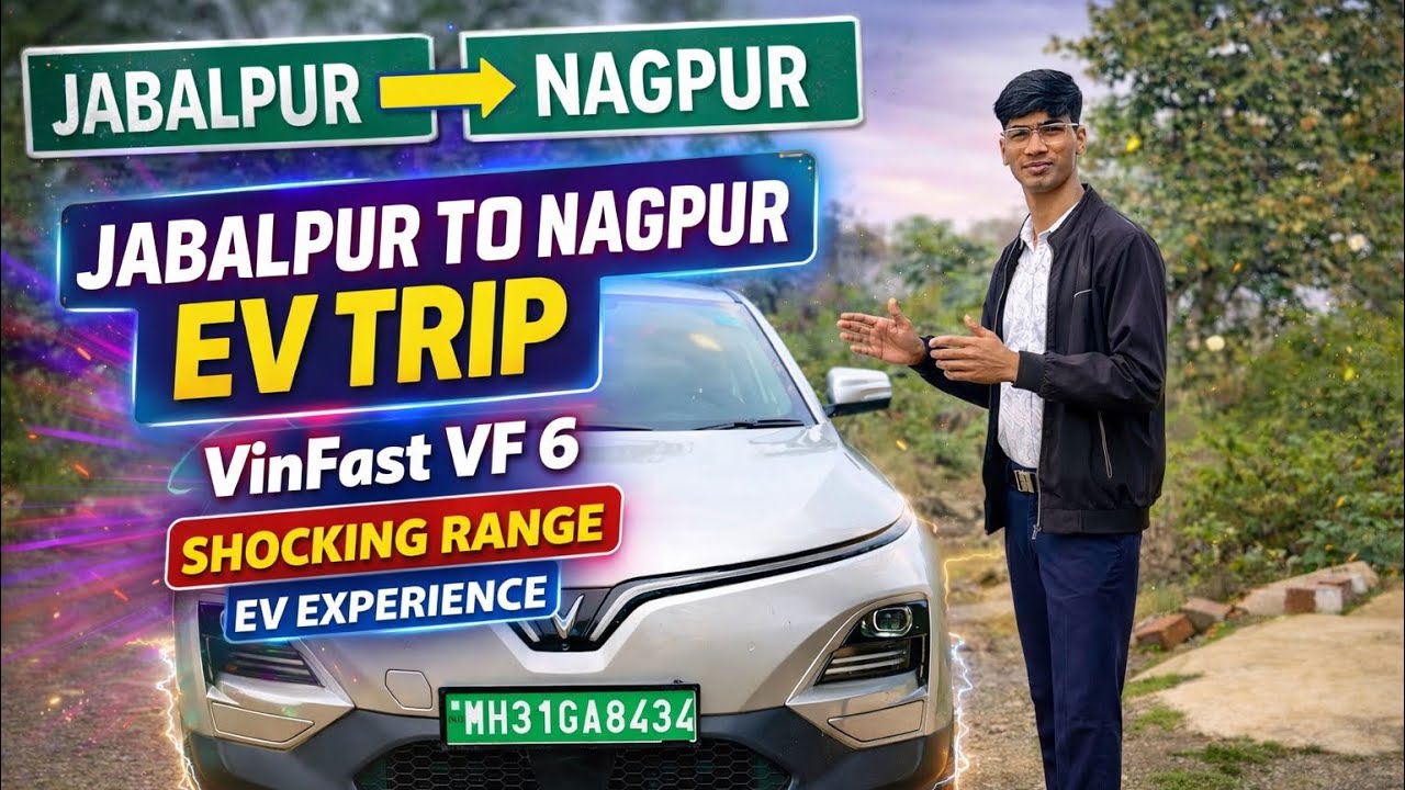 Jabalpur To Nagpur Ev Travelling Solo Trip | Shocking Range | Vinfast VF6