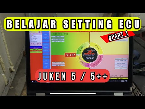 LEARN 1 || TUTORIAL ON SETTING ECU JUKEN 5 / 5++ USING A LAPTOP #tutorial #juken5 #brt #settings