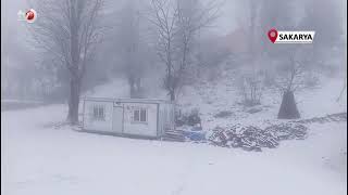 Şehir Merkezinde Yağmur, Yüksek Kesimlerde Kar Etkili Oluyor