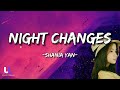 Night Changes - One Direction (Lyrics video) - [Shania Yan Cover]