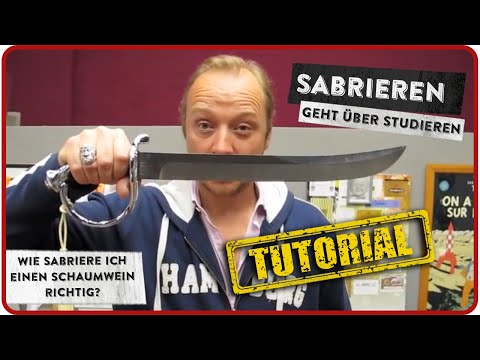 Wein Sabrieren: Wie geht es richtig? - Archivperle WEIN AM LIMIT