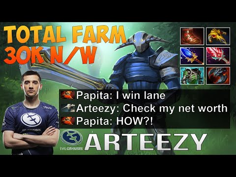 ARTEEZY - SVEN SAFELANE | 30K NET WORTH ON 35 MINUTES | Immortal Pro Gameplay | Dota 2 Pro Games