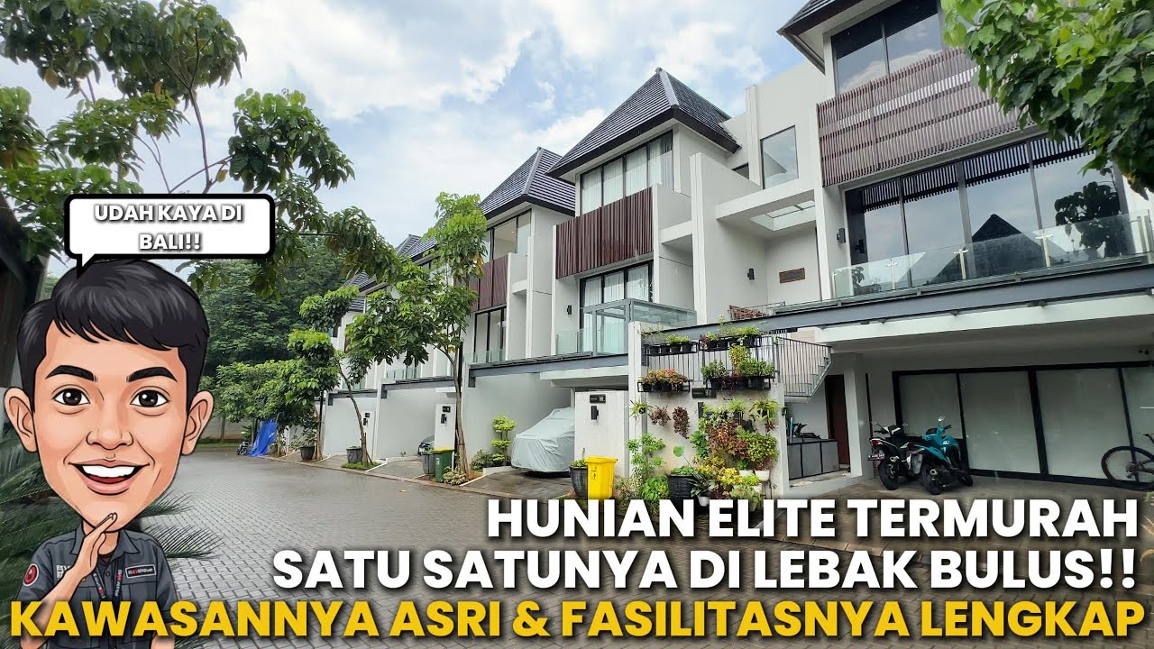 Hunian 3 Lantai Aman & Nyaman di Lebak Bulus Jakarta Selatan Fasilitas Lengkap, Akses Tol & MRT dan Ada Lawangan Padel