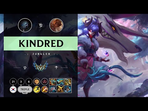 Kindred Jungle vs Taliyah - KR Challenger Patch 14.10