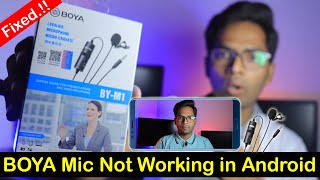 BOYA Mic not Working in Android Mobile? Fixed.!! Oppo, Vivo, Infinix, Redmi, Techno, Xiami Fixed