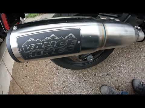 Harley pan America Vance and Hines exhaust