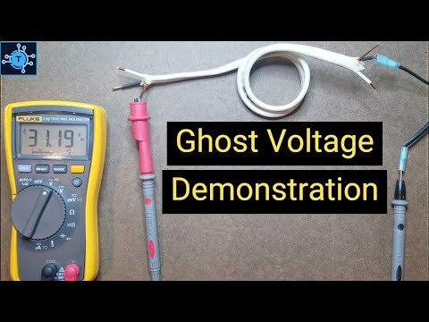 #64 - What is a Ghost Voltage?  Fluke 116 LoZ Demonstration.