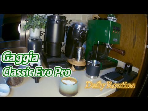 Gaggia Classic Evo Pro & Niche Zero I Daily Routine
