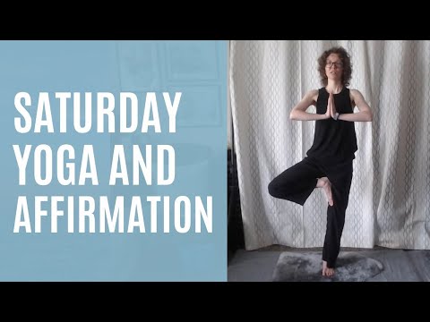 Morning Stretch (All Standing) and Affirmations - 30 min (Saturday, May 18)