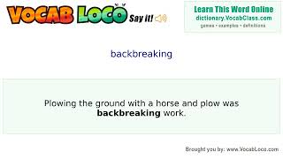 Video thumbnail for backbreaking