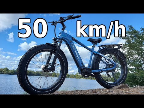 VERGESST die anderen E Bikes... 50Km/h auf Knopfdruck! Test des Mokwheel Basalt Trekking FATBIKE...