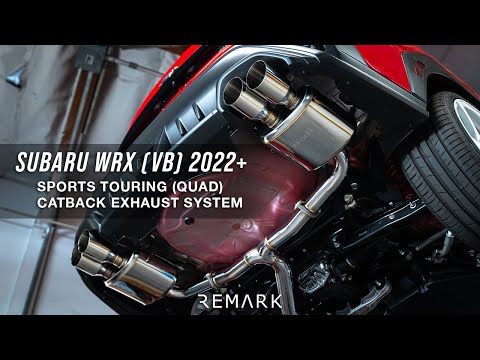 REMARK Subaru WRX (VB) 2022+ - Sports Touring (4") Catback Exhaust System