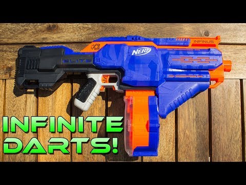 The Ultimate Full Auto Blaster? Infinite Darts? Nerf Infinus Review!