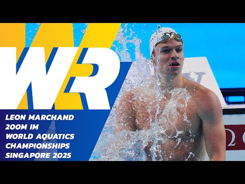 Leon Marchand Shatters 200m IM World Record | World Aquatics 2025