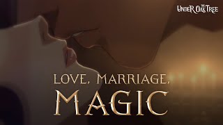 Love marriage magic under the oak tree animated short film