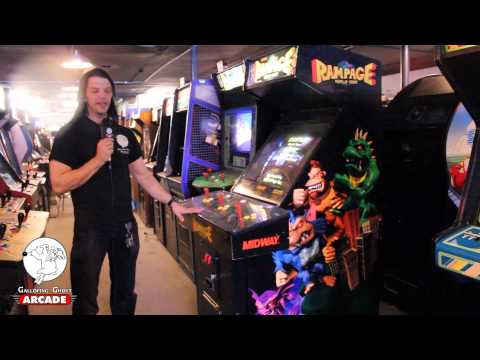 Rampage World Tour Dedicated Arcade Cabinet - Galloping Ghost Arcade
