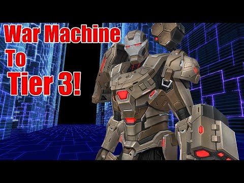 War Machine to Tier 3! Great Damage! (Marvel Future Fight)