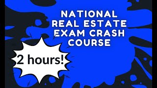 National real estate exam review crash course