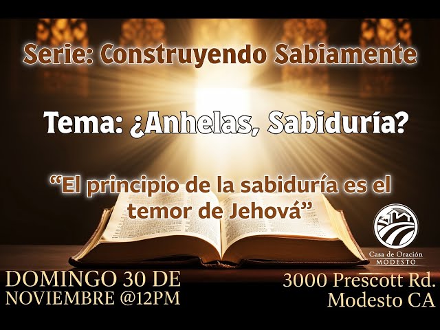 ¿Anhelas, Sabiduria?