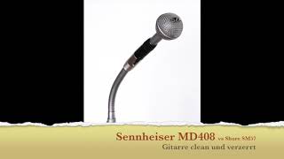 Video thumbnail for Sennheiser MD408 vs MD441 vs MD409 vs Shure SM57 by Benno Kaiser