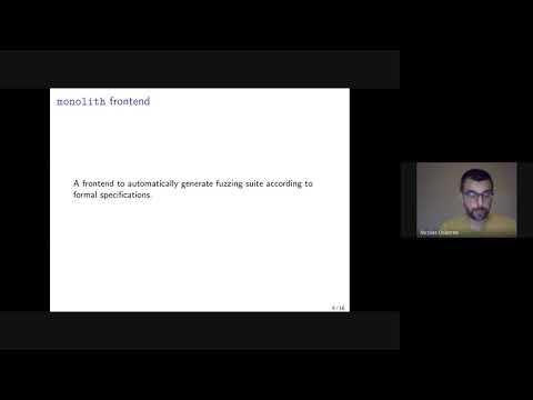 OCaml 2021 - Leveraging Formal Specifications to Generate Fuzzing Suites