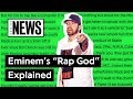 Looking Back At Eminem S Rap God Song Stories