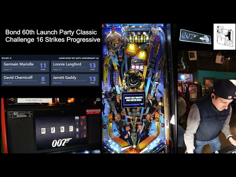Stern James Bond 60th Pinball Launch Party Classic Challenge - March 2023