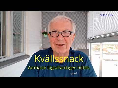 2021-07-15 KVÄLLSSNACK - Varmaste tågluffardagen hittills