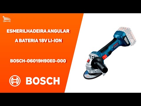 Esmerilhadeira GWS 180-LI a Bateria 18V Li-Ion - Video