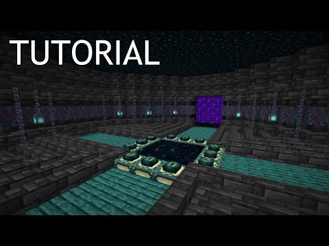 End portal room minecraft tutorial