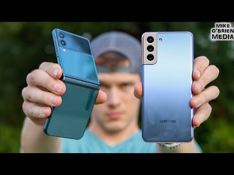 Z Flip 3 vs Samsung Galaxy S21+ (Same Price, Same Specs, Totally Different!)