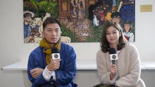 Benjamin Yuen (袁偉豪) and Eliza Sam (岑麗香) interview at TVB Australia Carnival video