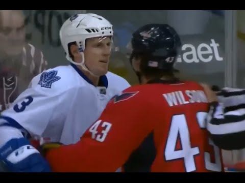 Phaneuf and Wilson Have a Long Chat - Unsportsmanlike Penalties