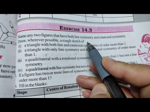 Symmtery Ex- 14.3 Chapter -14 || Class 7th Maths