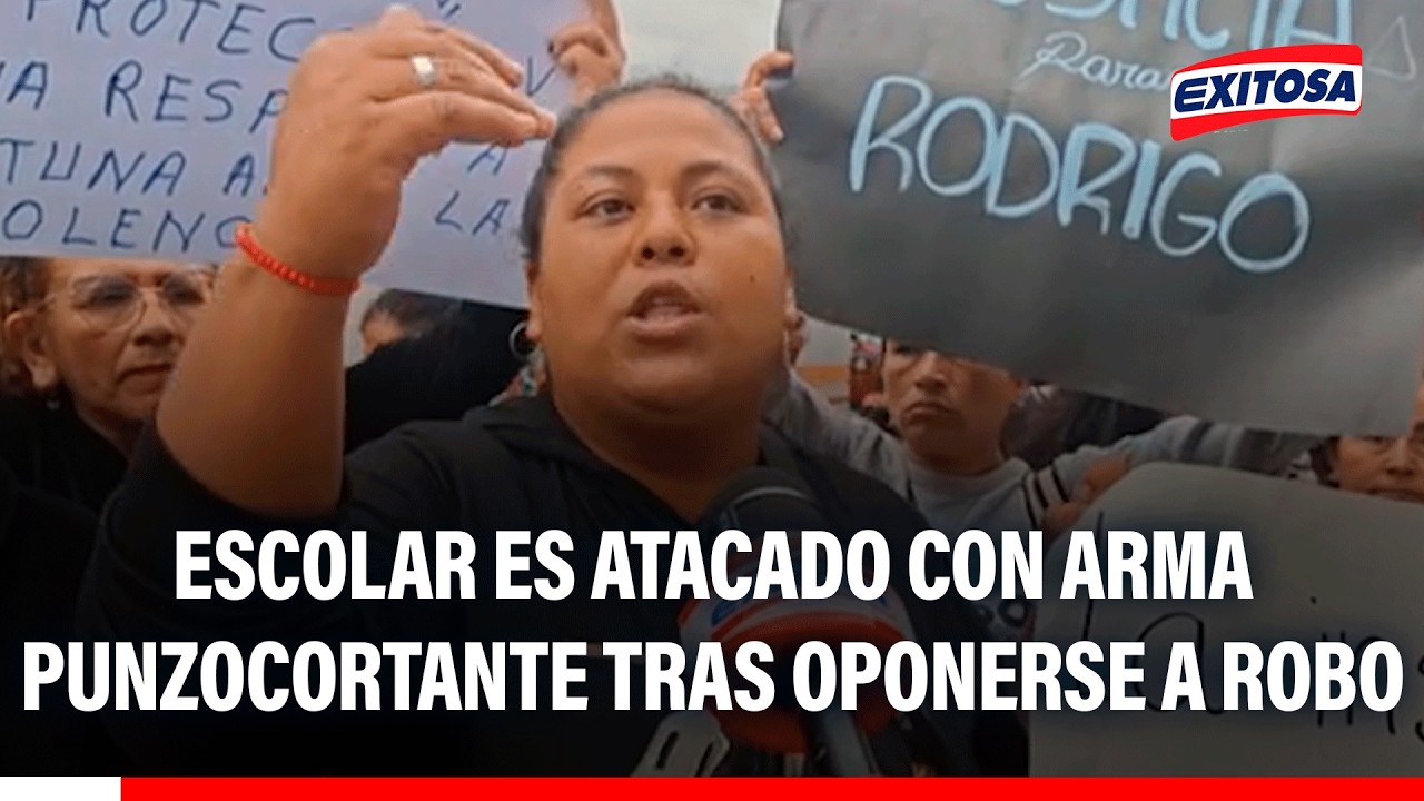 🔴🔵 Rímac: Escolar es atacado con arma punzocortante tras oponerse al robo