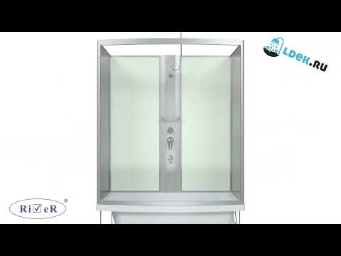 Видео инструкция по установке душевой кабины River Nara 150/80/55 МТ