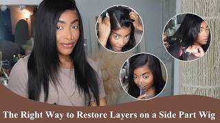 Wear and Restore Advanced Layers on a Side Part Wig – Salon Quality at Home✨MyFirstWig