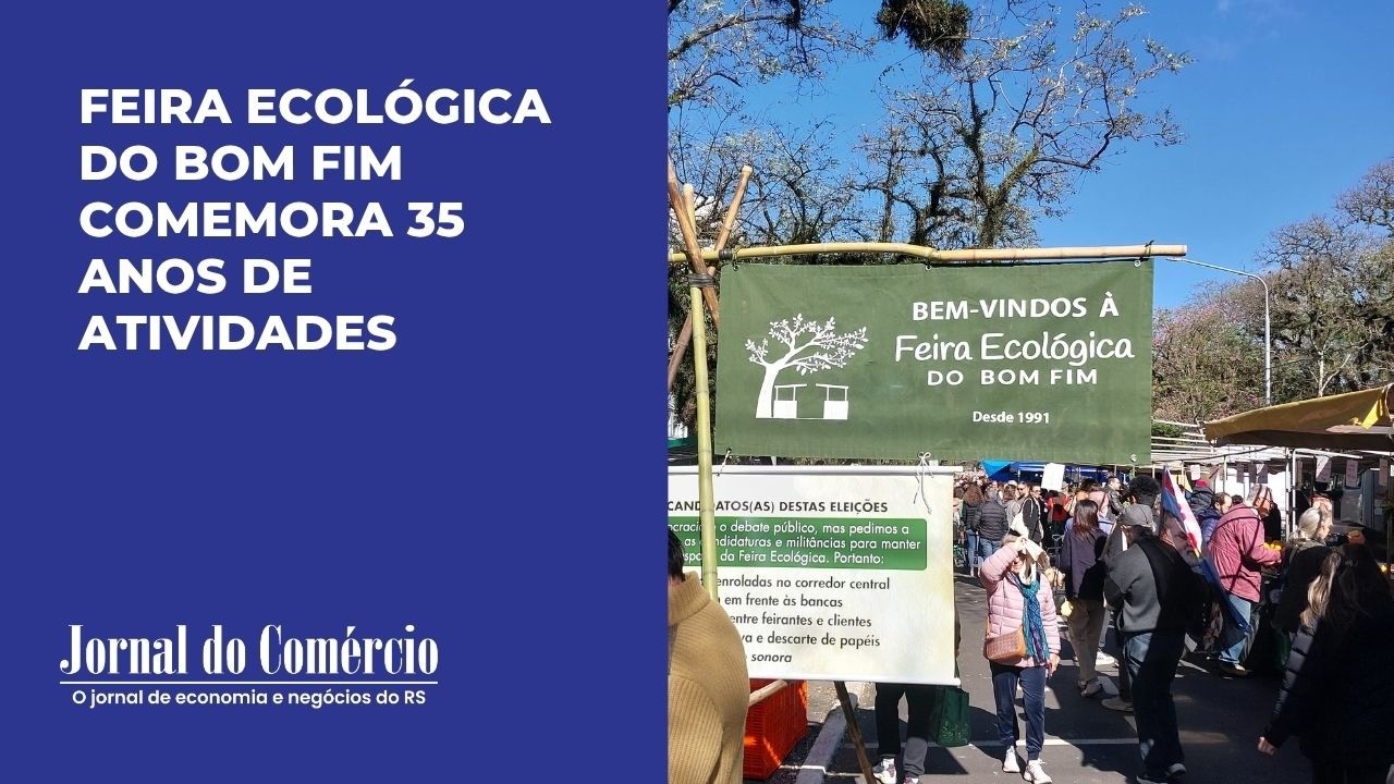 Feira Ecológica do Bom Fim comemora 35 anos de atividades