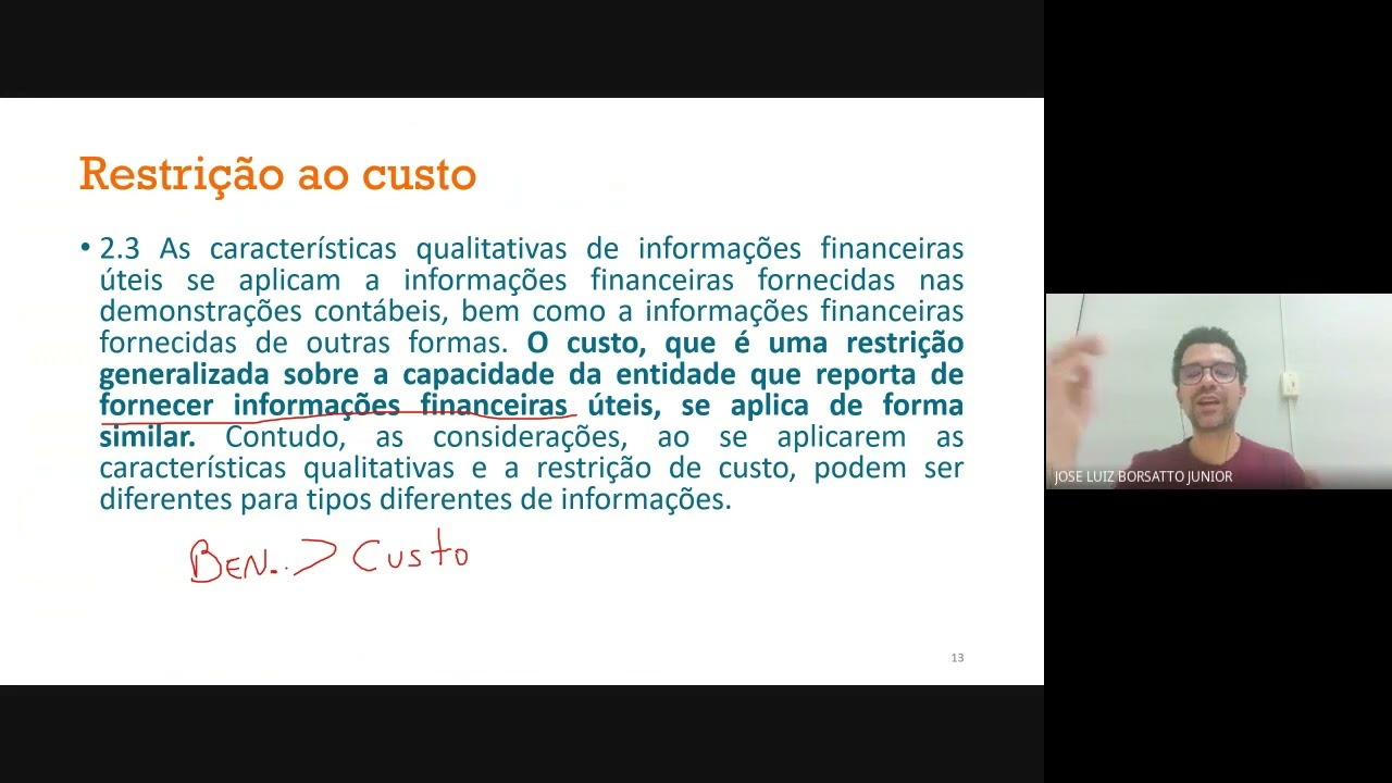 GETP Teoria da Contabilidade 2022 Características da Informação Contábil