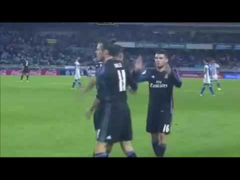 Gol de Bale Real Madrid 3 Real Sociedad 0