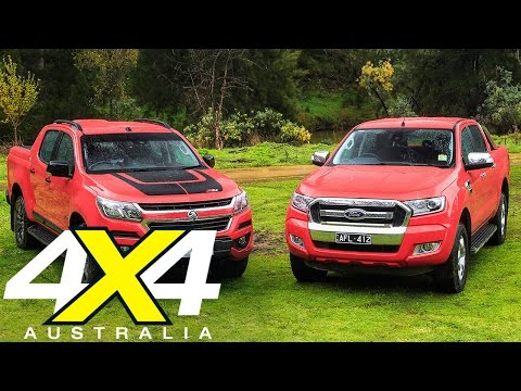 Holden Colorado Z71 vs Ford Ranger XLT review | Road test | 4X4 Australia