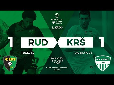 3.krog: Rudar - Krško 1:1 ; Prva liga Telekom Slovenije 2018/2019