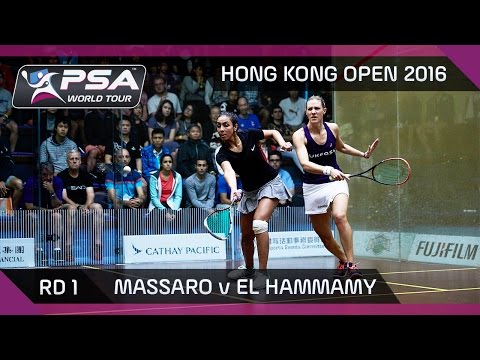 Squash: Hong Kong Open 2016 - Massaro v El Hammamy - Rd 1 Highlights